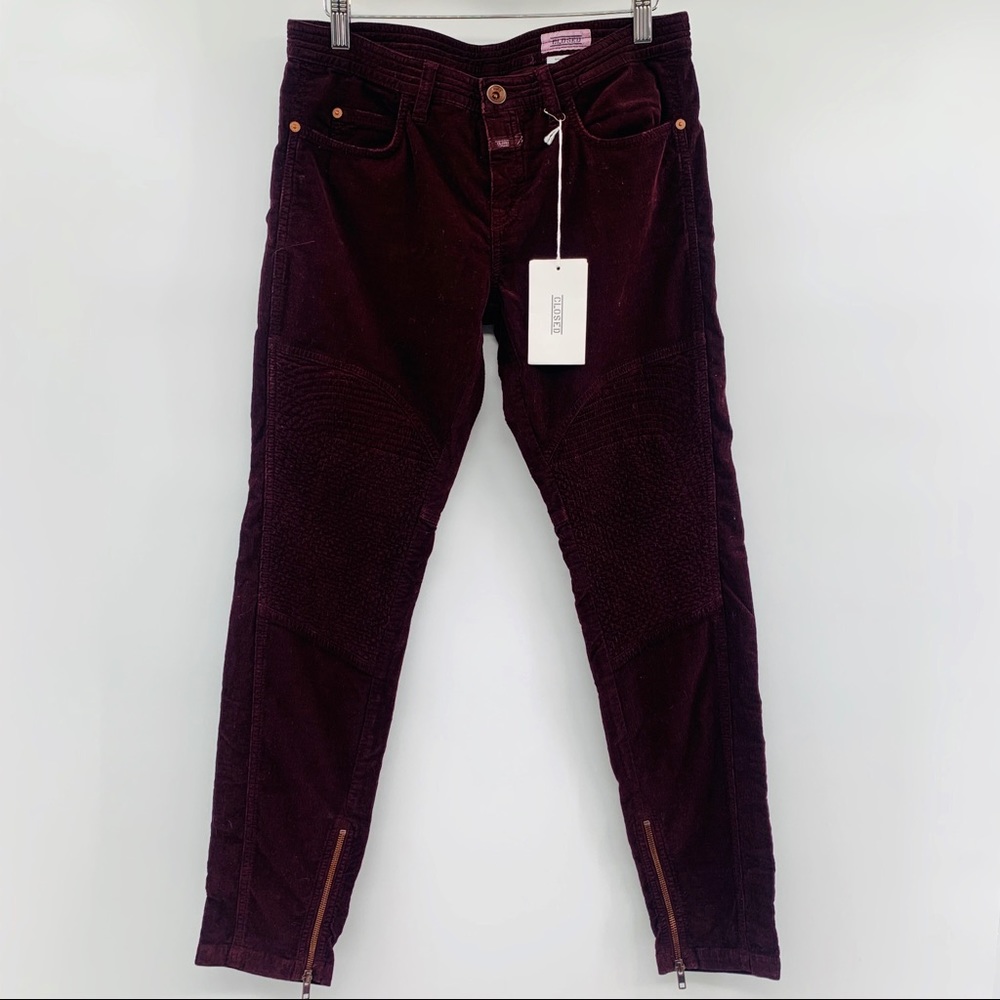 CLOSED 28 Burgundy corduroy pants